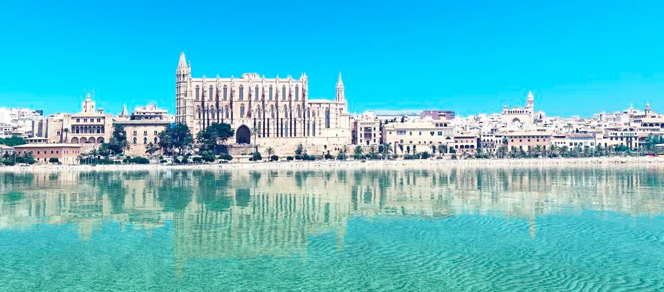 Majorca cathedral Stock Illustration