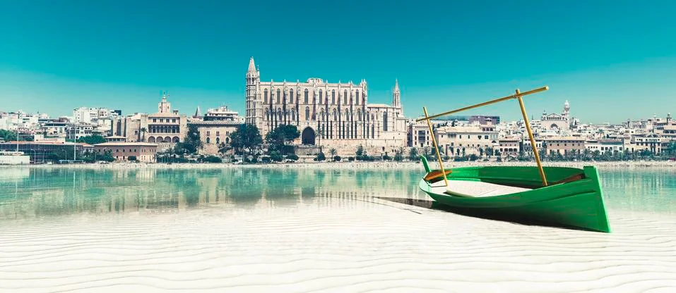 Majorca cathedral Stock Illustration