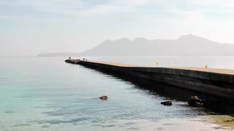 Majorca, Port de Pollenca Stock Footage 61034035