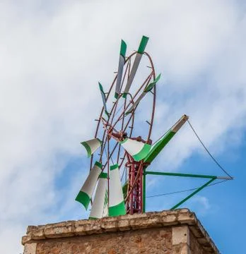Majorcan windmil Stock Photos