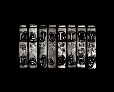 Majority concept Stock Photos