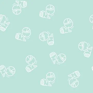 Majority rule line seamless pattern Stock-Illustration