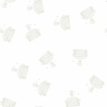 Majors student glyph seamless pattern Stockillustratie
