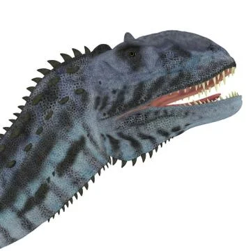 Majungasaurus Dinosaur Head Stock Illustration