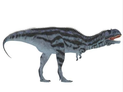Majungasaurus Side Profile Stock Illustration