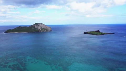 Makapu U Point Trail Oahu 04 Stock Footage 197697045
