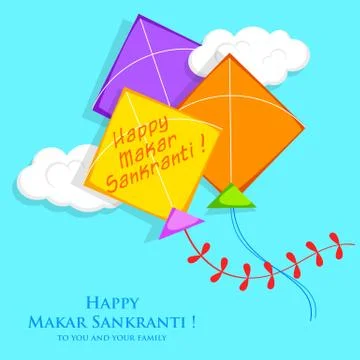 Makar Sankranti Stock Illustration