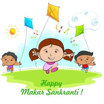 Makar Sankranti Stock Illustration