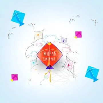 Makar Sankranti Stock Illustration
