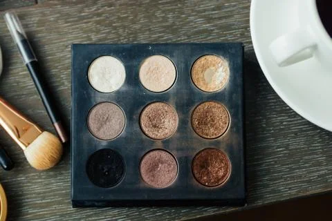 Make-up accessories 스톡 사진