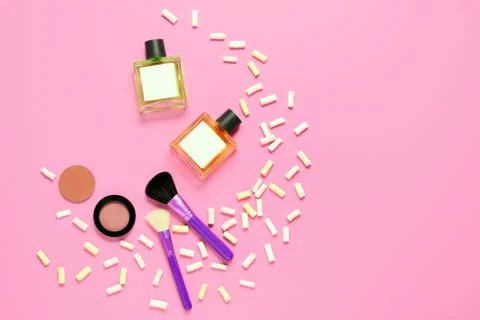 Make up and cosmetic concept Stock Photos