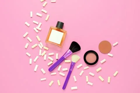 Make up and cosmetic concept Stock Photos