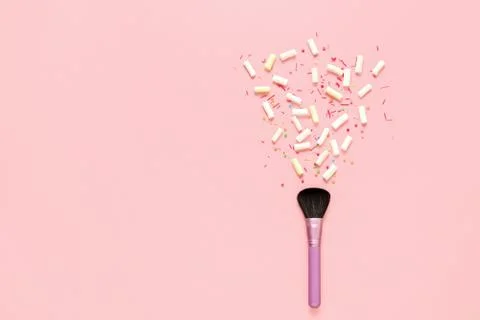Make up and cosmetic concept Stock Photos