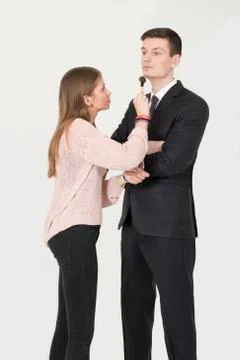 Make-up artist doing makeup Stock Photos