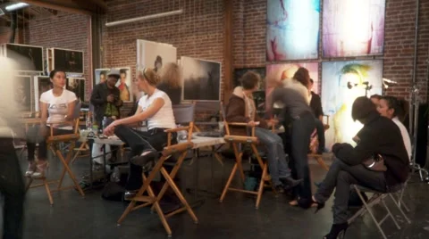 Make up Artist  Stock Footage 934318