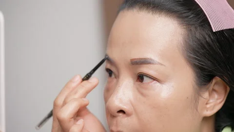 Make-up artist Video stock 163138607