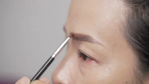 Make-up artist Video stock 163138727