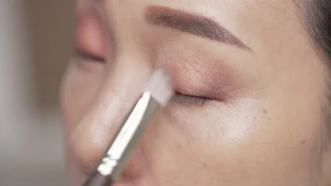 Make-up artist Video stock 163138869