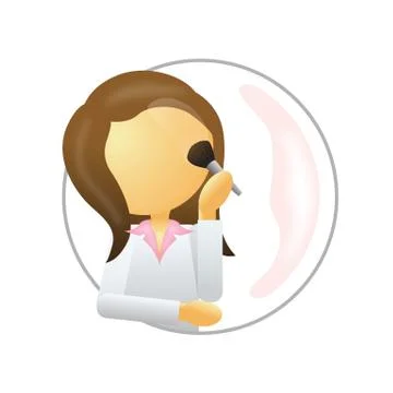 Make up artist Stock Illustration