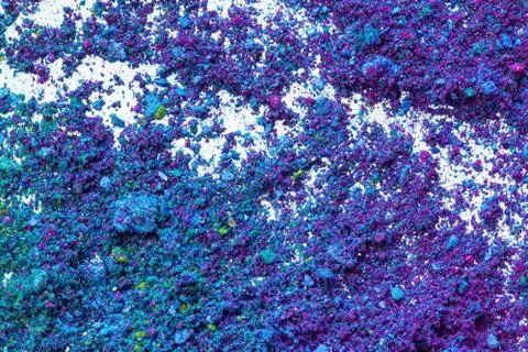 Make up background of mixed colored smashed eyeshadows Stock Photos