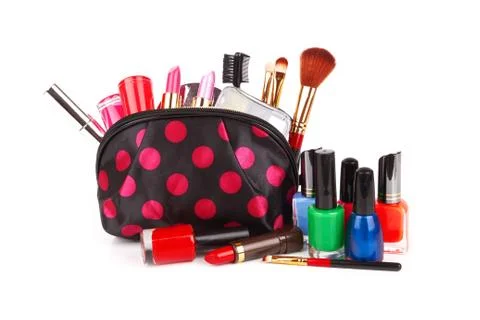 Make up bag Stock Photos