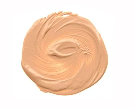 Make up base foundation brush stroke on background Stock Photos