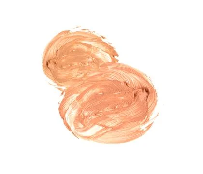 Make up base foundation brush stroke on background Stock Photos