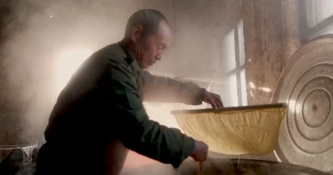 Make Bean Curd-1 Video stock 97420325