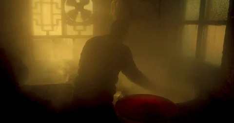 Make Bean Curd-2 Stock Footage 97420365