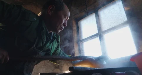 Make Bean Curd-4 Stock-Footage 97420384