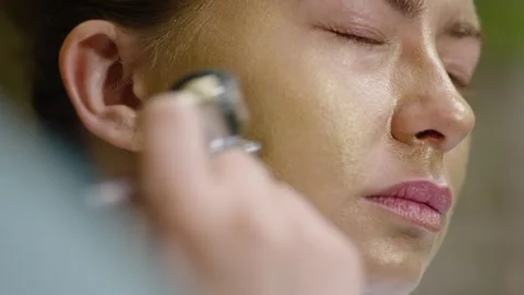 Make Up &amp; Bodypainting Stock Footage 283933715
