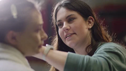 Make Up &amp; Bodypainting Stock Footage 283934119