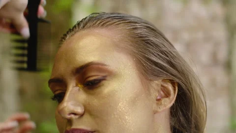 Make Up &amp; Bodypainting 動画素材 283936111