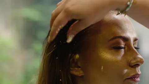 Make Up &amp; Bodypainting Stock Footage 283938943