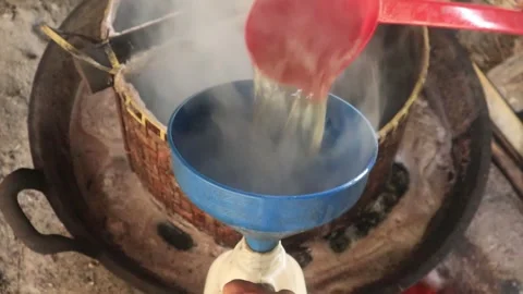 Make brown sugar Stock Footage 253274971