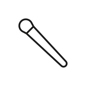Make up brush beauty icon vector basic design Stock Illustration