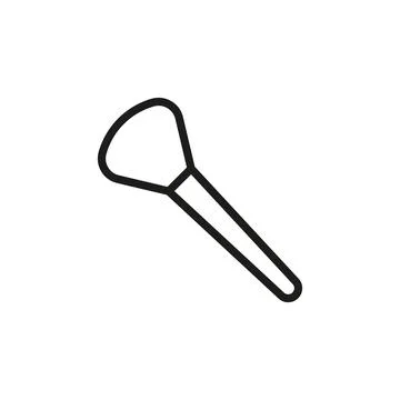 Make up brush beauty icon vector basic design Stock Illustration