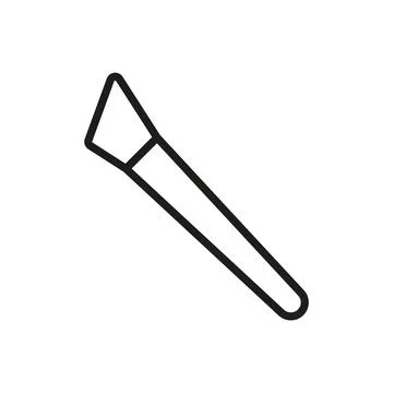 Make up brush beauty icon vector basic design Stock Illustration