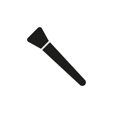 Make up brush beauty icon vector basic design Stock Illustration