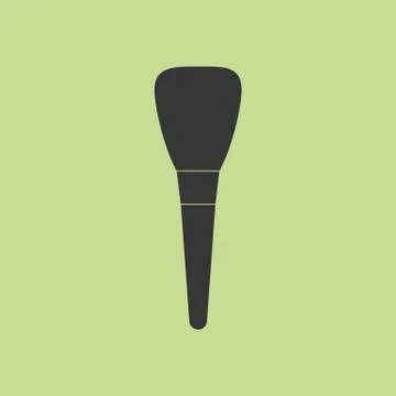 Make Up Brush Icon Stock Illustration