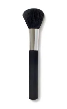 Make-Up Brush Isolated On White Background Stock Photos