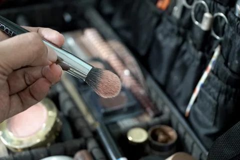 Make Up brush Stock Photos