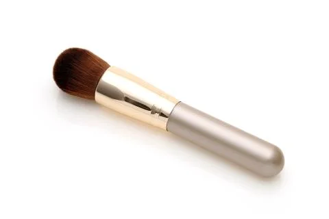 Make up brush powder blusher Stock Photos
