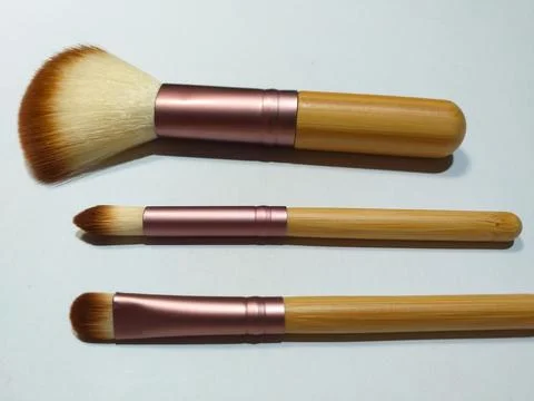 Make up brush on white background 写真素材