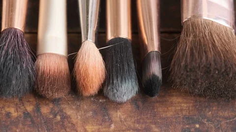 Make up Brushes Stock Footage 108287520