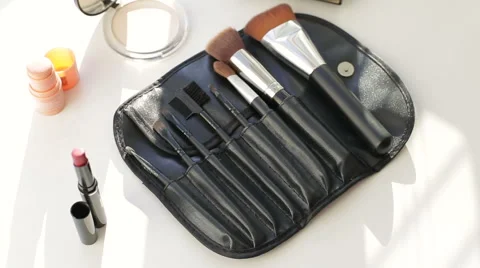 Make up brushes, makeup Stock Footage 65773440