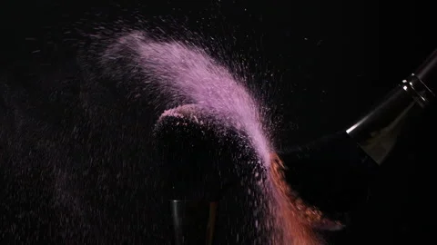 Make-up brushes, pastel light brown and purple color eye shadow powder Stock Footage 172231505