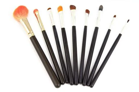 Make up brushes Stock Photos