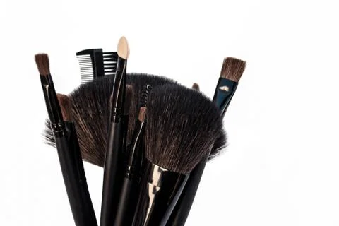 Make up brushes Stock Photos