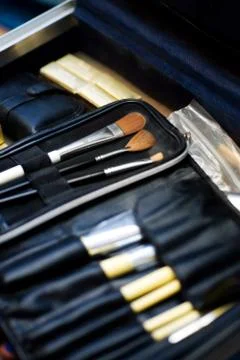 Make up brushes Foto stock